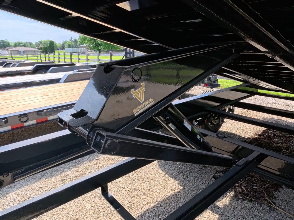 New 2027 Iron Bull 96 x 16 DDP Dump Trailer with 2) 7,000 lb. Straight Axles. Elec. Brakes, 10" I-Beam Frame, Slide -In Ramps