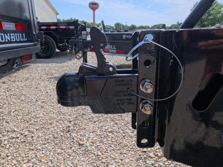 New 2027 Iron Bull 96 x 16 DDP Dump Trailer with 2) 7,000 lb. Straight Axles. Elec. Brakes, 10" I-Beam Frame, Slide -In Ramps