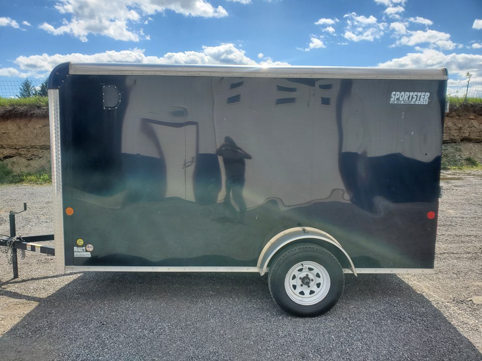 Used 2023 Car Mate Trailers Sportster Cargo / Enclosed Trailer / 2990 GVWR / 6'x12'