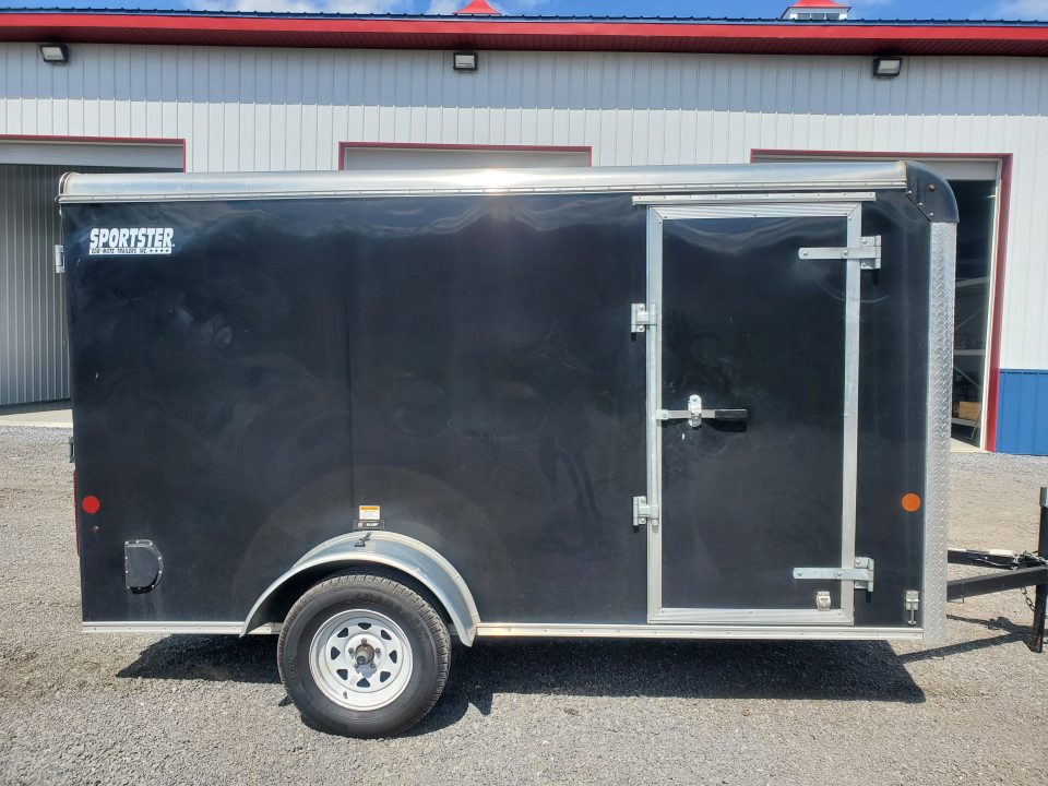 Used 2023 Car Mate Trailers Sportster Cargo / Enclosed Trailer / 2990 GVWR / 6'x12'