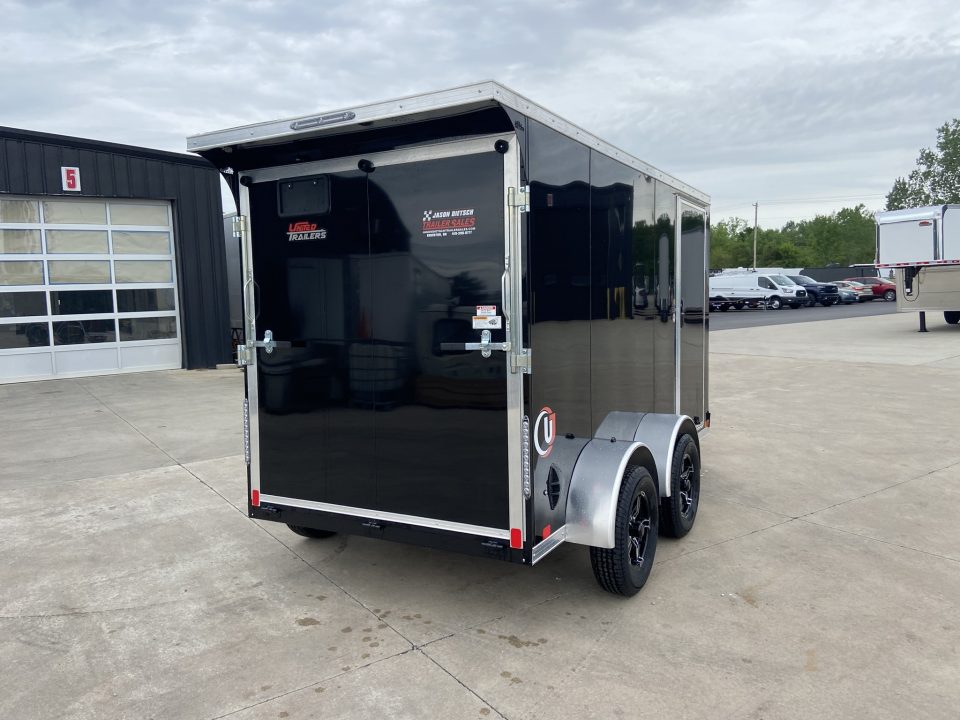 New United 12' UJ V-Nose Enclosed Cargo Trailer