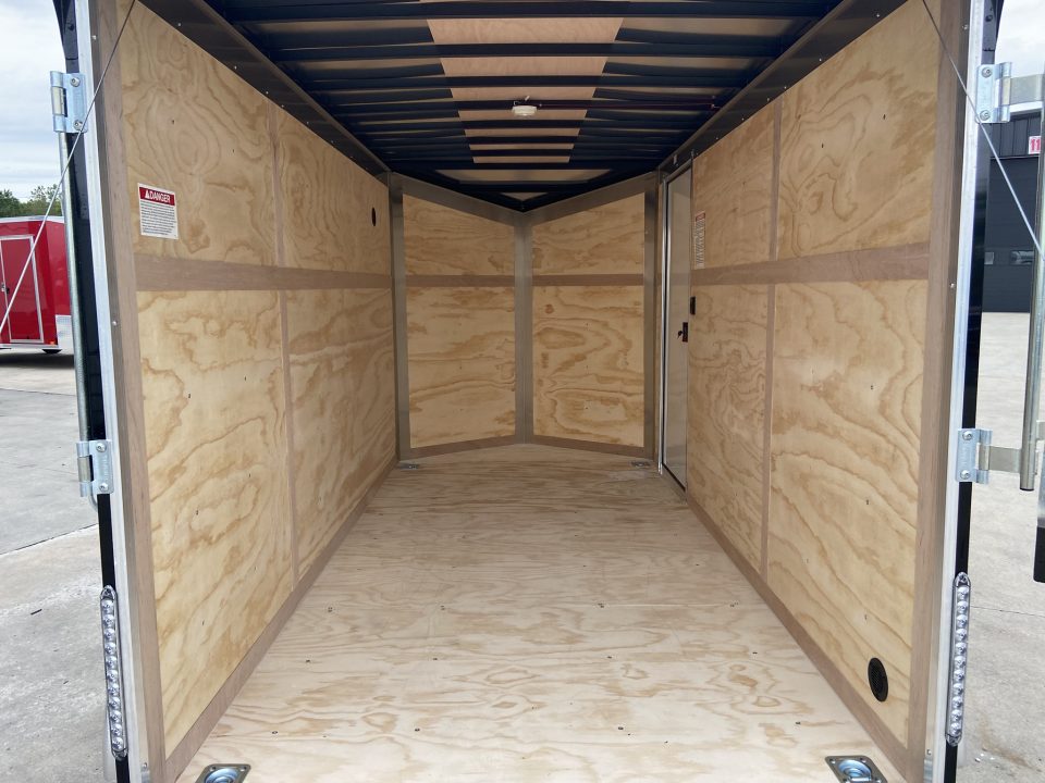 New United 12' UJ V-Nose Enclosed Cargo Trailer