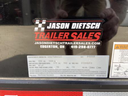 New 2026 United Prem 8.5X28 Racing Trailer