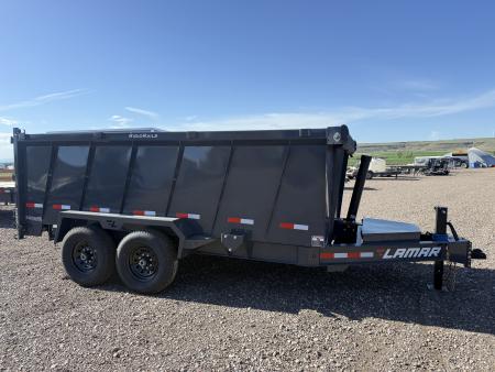 New 2026 Lamar 14' Telescopic Dump Trailer