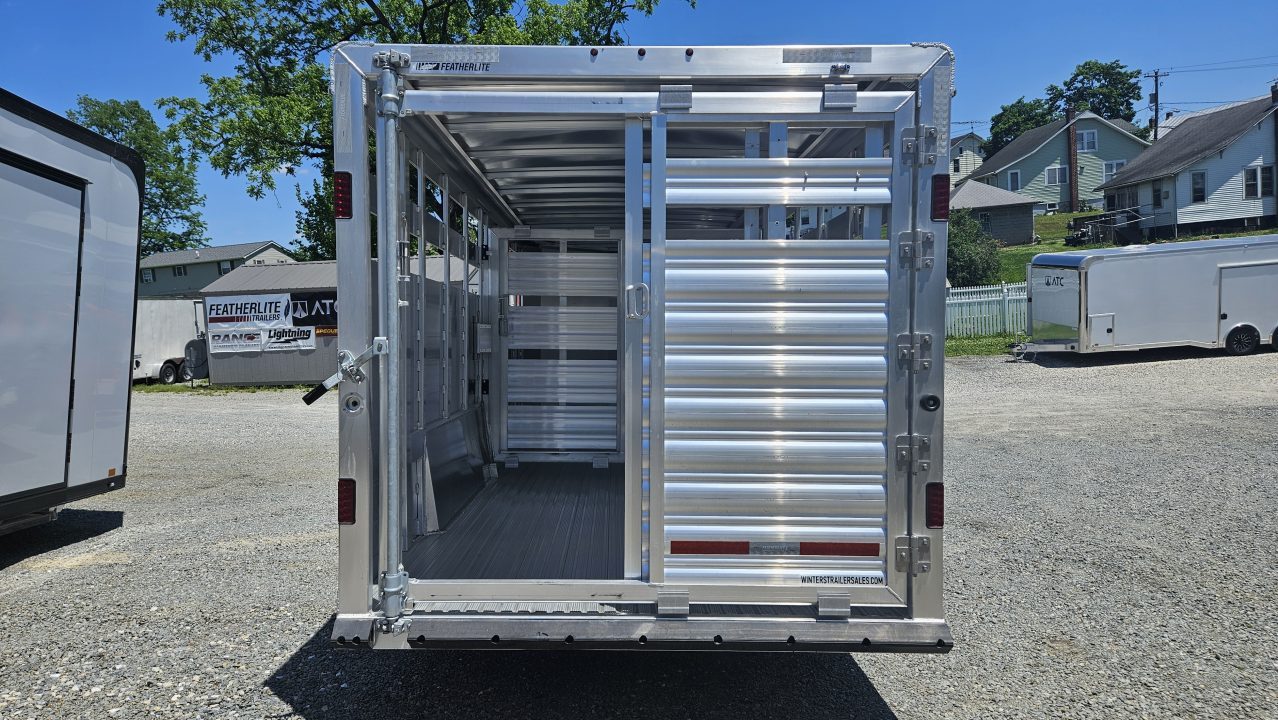 New 2026 Featherlite Trailers 8107 7X20TA Stock / Stock Combo Trailer