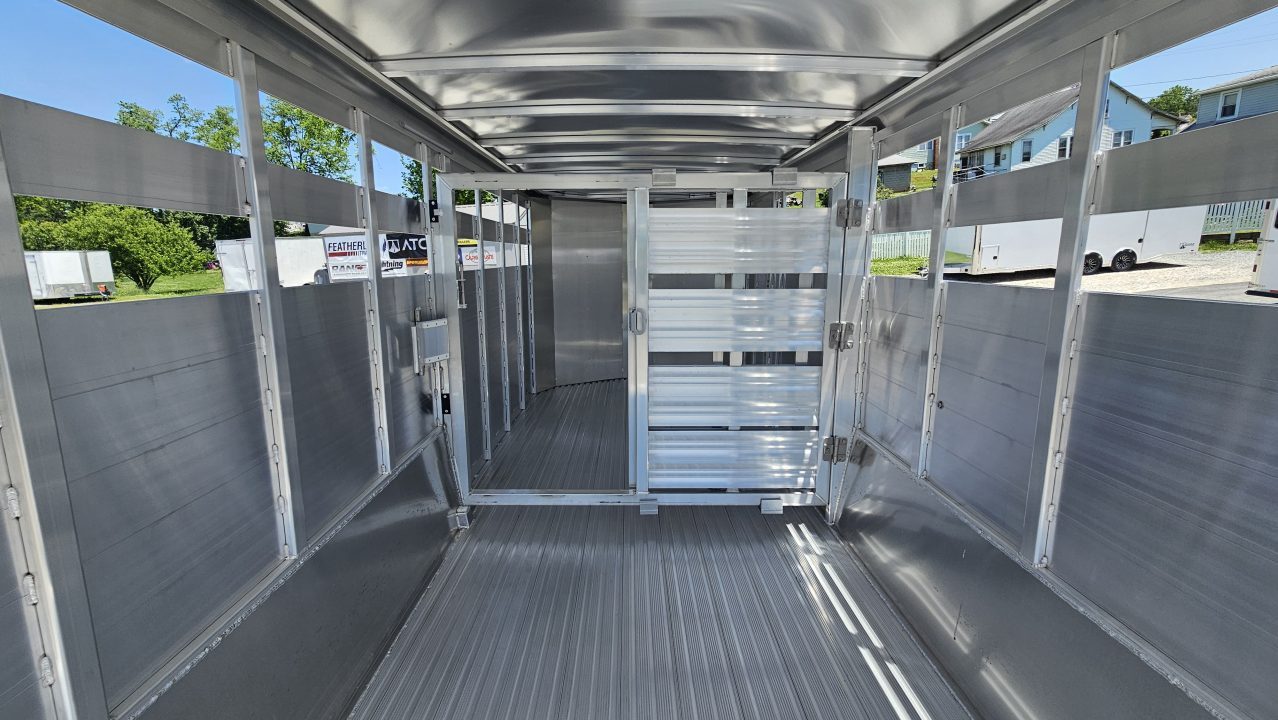 New 2026 Featherlite Trailers 8107 7X20TA Stock / Stock Combo Trailer