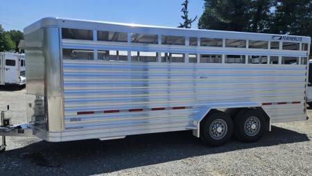 New 2026 Featherlite Trailers 8107 7X20TA Stock / Stock Combo Trailer
