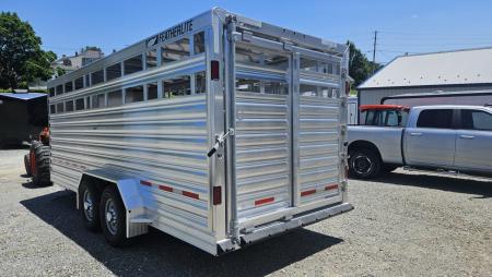 New 2026 Featherlite Trailers 8107 7X20TA Stock / Stock Combo Trailer