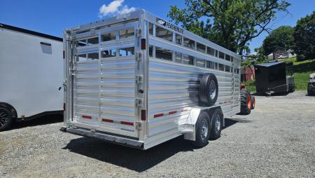 New 2026 Featherlite Trailers 8107 7X20TA Stock / Stock Combo Trailer