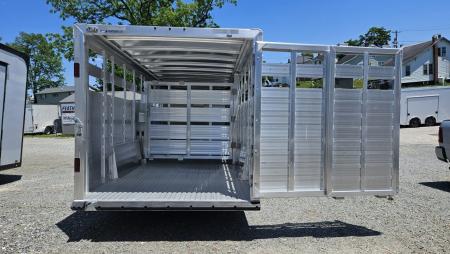 New 2026 Featherlite Trailers 8107 7X20TA Stock / Stock Combo Trailer