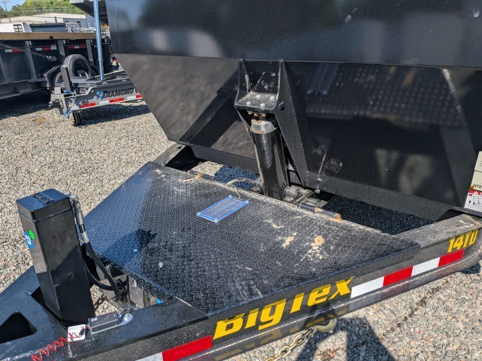 New 2025 Big Tex Trailers 7x14 TD Heavy Duty 14K Telescopic Dump w/ Slide-In Ramps & 4' Sides Dump Trailer