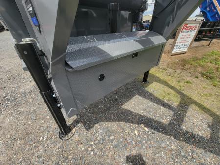 New 2026 Diamond C Trailers LPT210 16'x82" 10K Torsion Axles Gooseneck Pacesetter Edition Dump Trailer