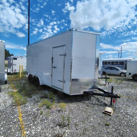 New 2026 Mammoth 7x16 TA, 7'6  interior height, 3.5k axles, .080 polycore Cargo / Enclosed Trailer