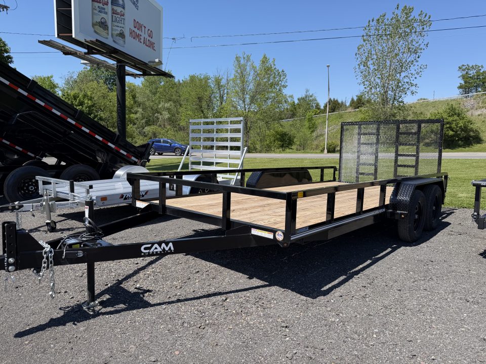 New 2026 Cam Superline 7X16 Tube Top Utility Trailer 7K