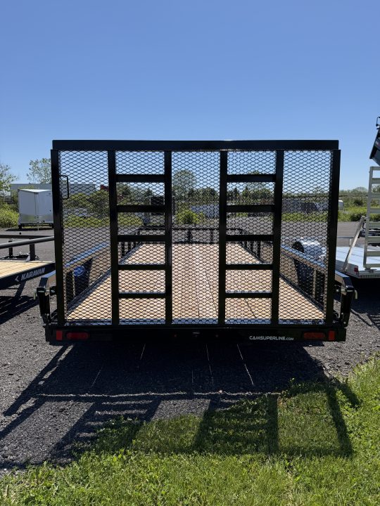 New 2026 Cam Superline 7X16 Tube Top Utility Trailer 7K