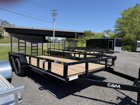 New 2026 Cam Superline 7X16 Tube Top Utility Trailer 7K
