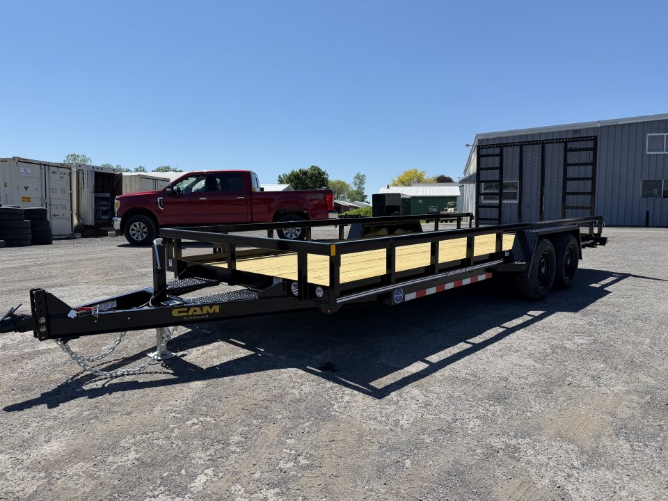 New 2026 Cam Superline 7X20 Tube Top Utility Trailer 10K