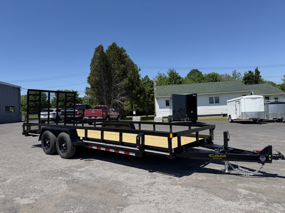 New 2026 Cam Superline 7X20 Tube Top Utility Trailer 10K
