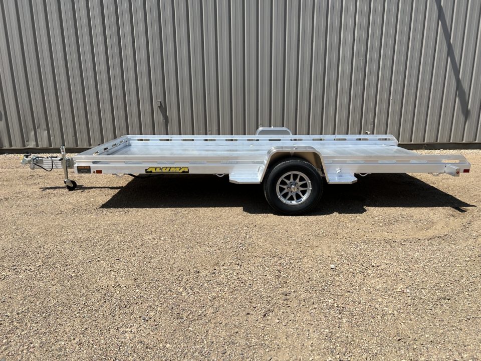 New 2027 Aluma 15' Tiltbed 7815S Aluminum Utility Trailer