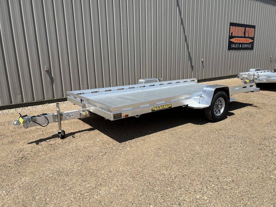 New 2027 Aluma 15' Tiltbed 7815S Aluminum Utility Trailer