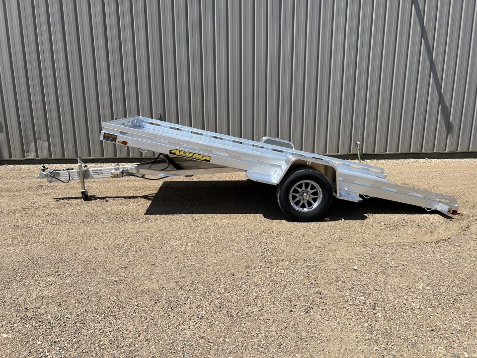 New 2027 Aluma 15' Tiltbed 7815S Aluminum Utility Trailer