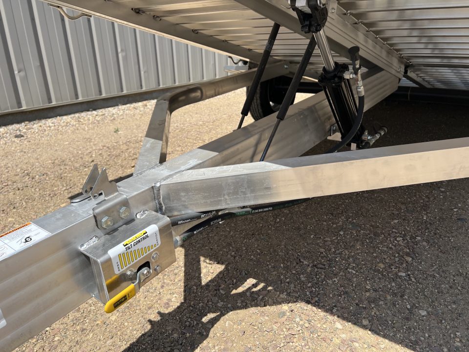 New 2027 Aluma 15' Tiltbed 7815S Aluminum Utility Trailer