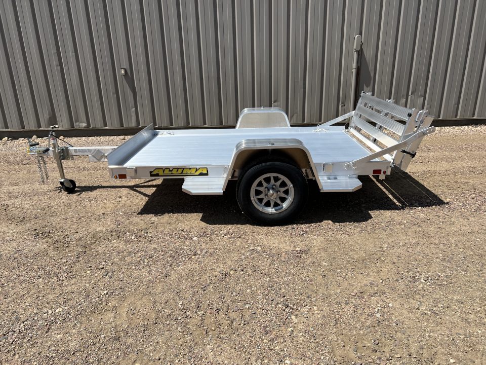 New 2027 Aluma 8' Aluminum Utility 638BT Utility Trailer