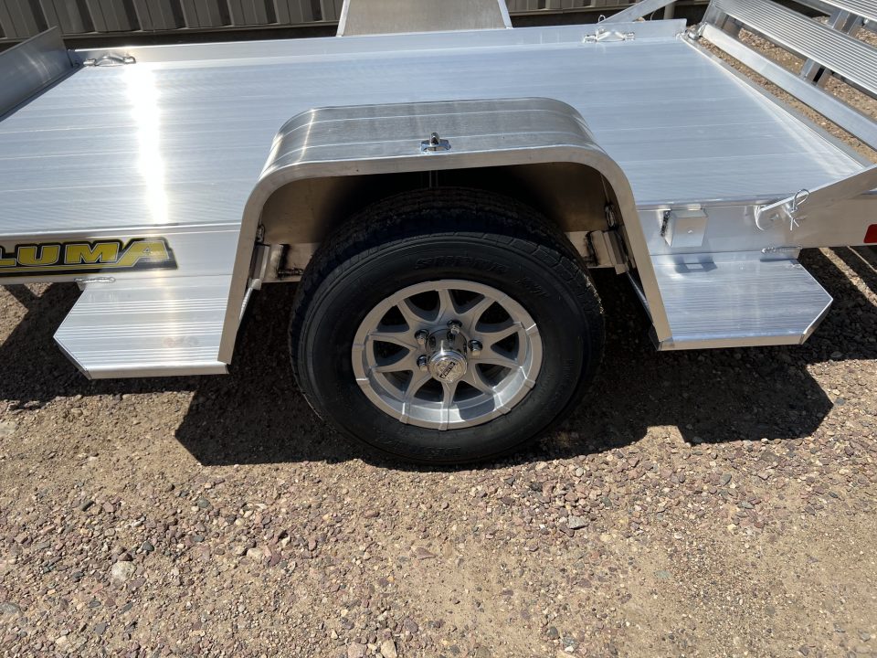 New 2027 Aluma 8' Aluminum Utility 638BT Utility Trailer