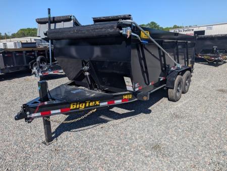 New 2026 Big Tex Trailers 7x14 TD Heavy Duty 14K Telescopic Dump w/ Slide-In Ramps & 4' Sides Dump Trailer