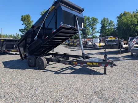 New 2026 Big Tex Trailers 7x14 TD Heavy Duty 14K Telescopic Dump w/ Slide-In Ramps & 4' Sides Dump Trailer