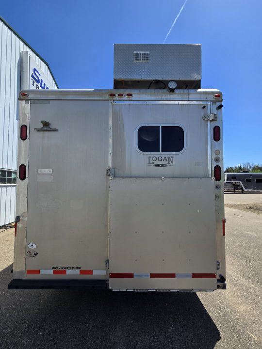Used 2008 Logan Coach Aluminum XTR 3 Horse Trailer