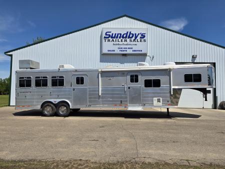 Used 2008 Logan Coach Aluminum XTR 3 Horse Trailer