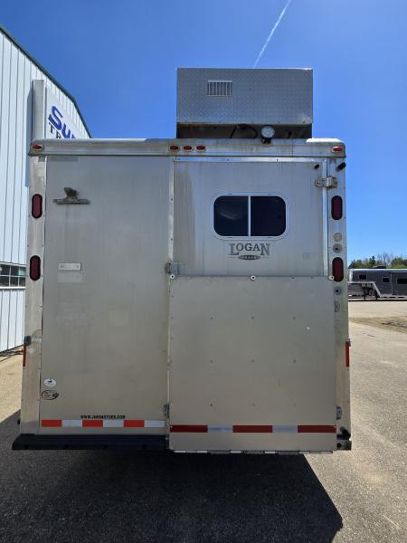 Used 2008 Logan Coach Aluminum XTR 3 Horse Trailer