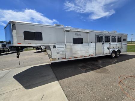 Used 2008 Logan Coach Aluminum XTR 3 Horse Trailer