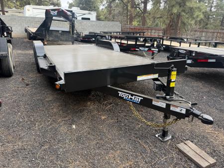 New 2026 Top Hat Trailers 83X20 10K All Steel Deck Carhauler Utility Trailer