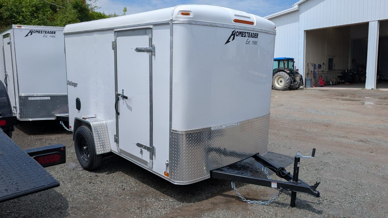 New 2026 Homesteader 6x12 Challenger Cargo Trailer w/ Barn Doors