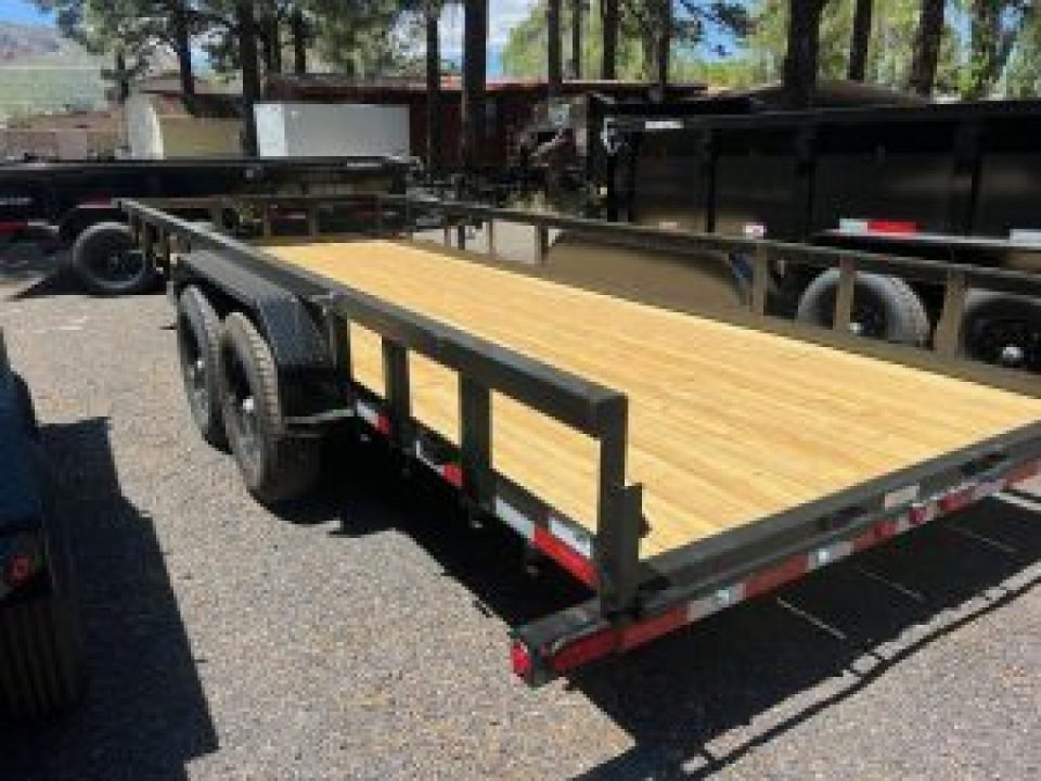 New 2026 Top Hat Trailers 83X16 HH 14K Equipment Trailer with ramps