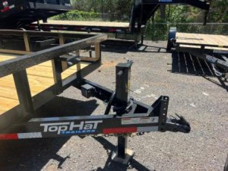 New 2026 Top Hat Trailers 83X16 HH 14K Equipment Trailer with ramps