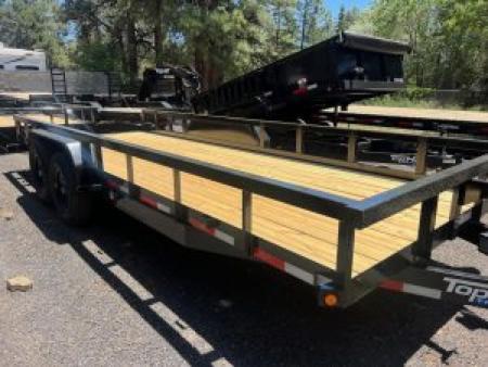 New 2026 Top Hat Trailers 83X16 HH 14K Equipment Trailer with ramps