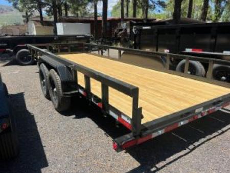 New 2026 Top Hat Trailers 83X16 HH 14K Equipment Trailer with ramps
