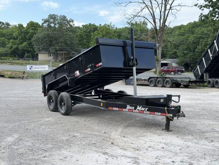 New 2026 Trail Maxx 83X14 2' SIDE 14K GVWR REAR STABILIZER JACKS Dump Trailer