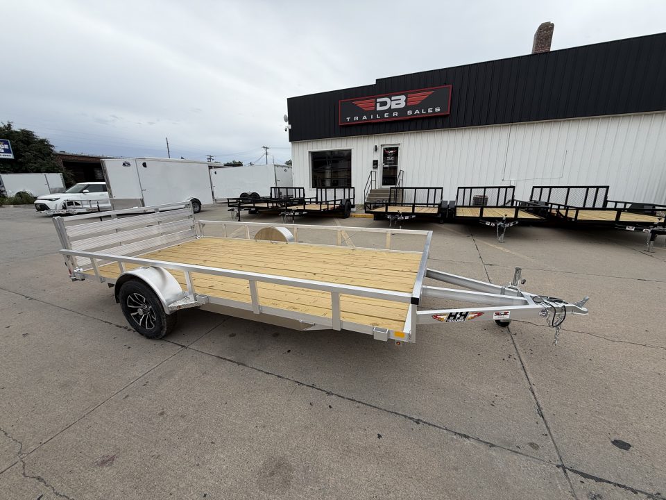 New 2026 H&H Trailers 82X14 RAIL SIDE Utility Trailer