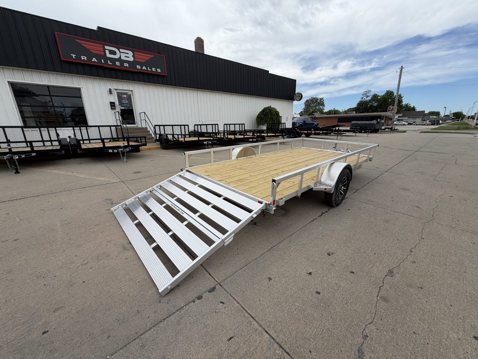 New 2026 H&H Trailers 82X14 RAIL SIDE Utility Trailer