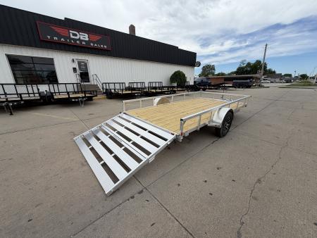 New 2026 H&H Trailers 82X14 RAIL SIDE Utility Trailer