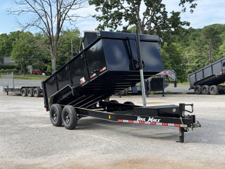 New 2026 Trail Maxx 83X14 3' SIDE 14K GVWR REAR STABILIZER JACKS Dump Trailer