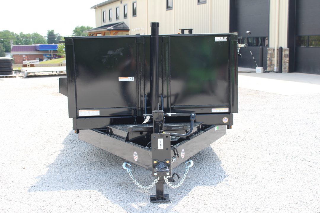 New 2026 Sure-Trac 7' x 16' HD Low Profile Telescopic Lift Hydraulic Dump Trailer - 16000# GVW