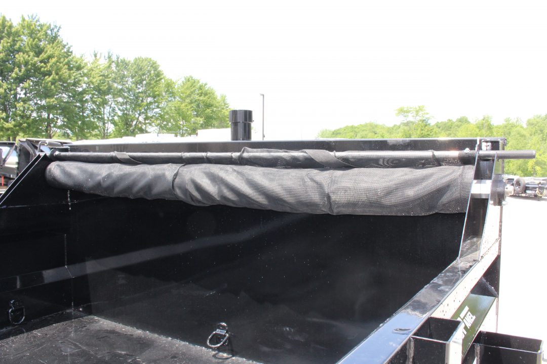 New 2026 Sure-Trac 7' x 16' HD Low Profile Telescopic Lift Hydraulic Dump Trailer - 16000# GVW