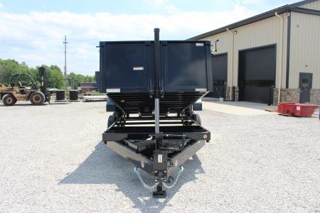 New 2026 Sure-Trac 7' x 16' HD Low Profile Telescopic Lift Hydraulic Dump Trailer - 16000# GVW