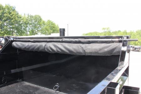 New 2026 Sure-Trac 7' x 16' HD Low Profile Telescopic Lift Hydraulic Dump Trailer - 16000# GVW