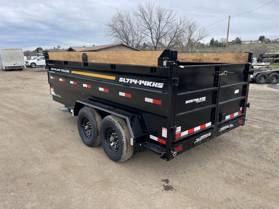 New 2026 Southland 7x14 14k High Side Dump Trailer